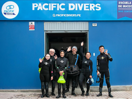 cursos buceo profesional lima Pacific Divers