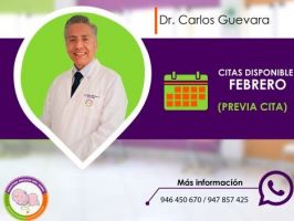 medicos cirugia pediatrica lima Dr. Carlos Guevara Effio, Pediatra