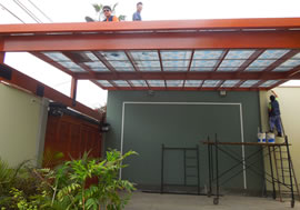 pergolas lima Techos de madera