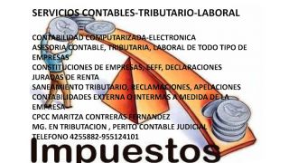 peritos lima SERVICIOS CONTABLES -TRIBUTARIO -LABORAL :CONTADORES-AUDITORES-PERITOS CONTABLES MCF