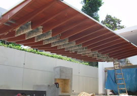 pergolas lima Techos de madera